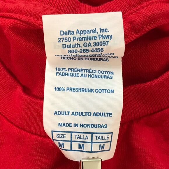 Samford University Basketball Red Out 2019 T-Shirt Shirt Size Medium M - Picture 4 of 5